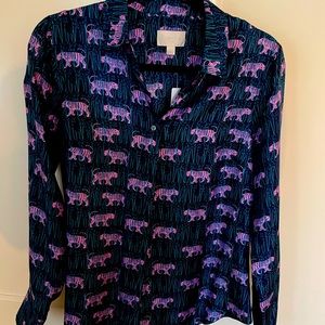 J Crew Collection NWT silk blouse